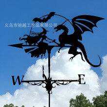 (C32) Rust-Proof Fighter Jet Wind Vane - Perfect For Roof Gardens, Sheds, Residences & Greenhouses | Outdoor Decorative Art Craft For Yards