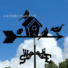 (C1) Rust-Proof Fighter Jet Wind Vane - Perfect For Roof Gardens, Sheds, Residences & Greenhouses | Outdoor Decorative Art Craft For Yards