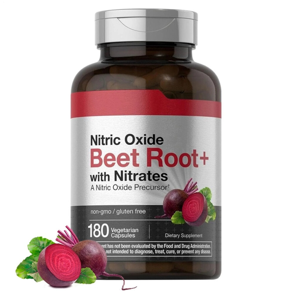 Nitric Oxide Beet Root Capsules With Nitrates 180 Count