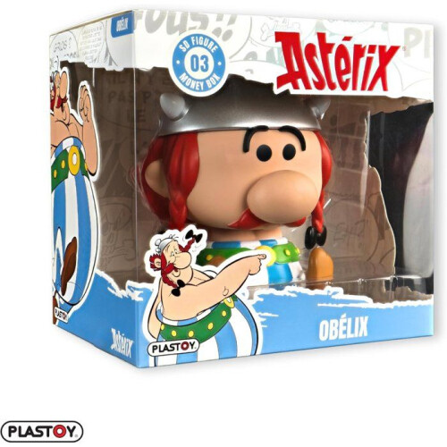 Sparschwein - PLASTOY - Astérix Chibi Obélix - Kunststoff - 14 cm