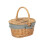 (Unlined) Child's Lined Oval Lidded Shopping Basket 1