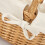 (Grey) Full Buff Willow Childs Oval Wicker Shopping Basket 1