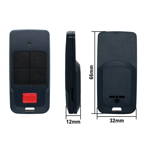 (4 keys) Télécommande BFT MITTO 433 pour ouvre-porte de garage COOL C4 C2 2