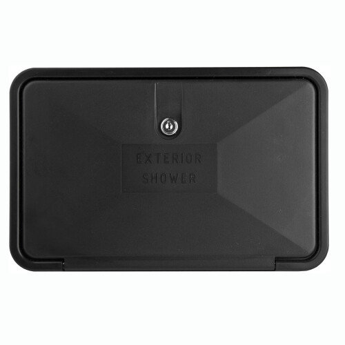 (Black) External Shower Box with Hot & Cold Switch for RVs 2