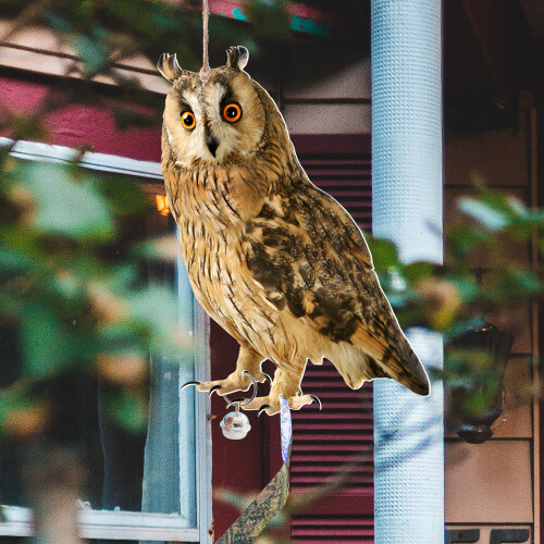 Hängende Eule - Vogelscheuche 1
