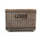 Jumbo Wicker Log Basket on Wheels 2