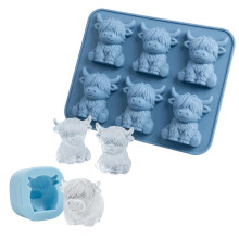 Unique Silicone Ice Cubes Trays In Cattle Designs Fast Freeze-C