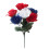 Artificial Patriotic Flower Simulation Plastic Flower For-Rose 1