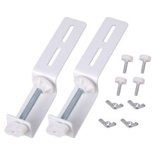 U Shape Pegboard Brackets of Sustainable Carbon Steel-White