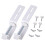 U Shape Pegboard Mounting Brackets High Strength Carbon-White 1