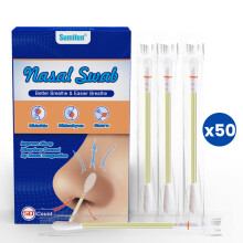 (C) Conjunto de cotonete nasal removível