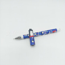 (Penguin pen, Penguin pen) Caneta de borracha de gel com tinta apagável Natal conjunto de três peças de caneta de gel de 0,5 mm