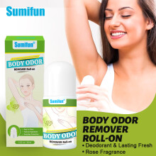 Solução para cuidados com as axilas, desodorante roll-on, odor corporal e desodorante de suor