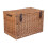 (Black) 60cm Double Steamed Wicker Storage Basket 4
