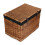 (Navy) 60cm Double Steamed Wicker Storage Basket 4