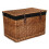 (Navy) 60cm Double Steamed Wicker Storage Basket 6