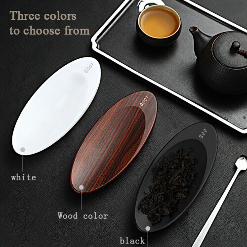 (white) Digital Tea Scale, Electronic Tea Scale, 0.1g Precision, Compact & Accurate 1