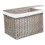 (Unlined) 58cm Antique Wash Wicker Storage Basket 5
