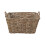 Grey Kubu Rattan Rectangular Storage Basket Large 2