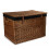 (Unlined) Large Light Steamed Wicker Storage Basket 7