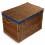 (Rose) Large Light Steamed Wicker Storage Basket 9