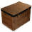 (White) Large Light Steamed Wicker Storage Basket 10