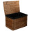 (Blue) Large Light Steamed Wicker Storage Basket 11