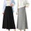 Long Maternity Skirt Multiple Size For Pregnancy-light gray M 3