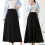 Long Maternity Skirt Multiple Size For Pregnancy-light gray M 4