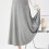 Long Maternity Skirt Multiple Size For Pregnancy-light gray M 6