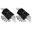 Heavy Duty Rail Brackets Holders Support Clamps with 8mm-Silver 2