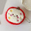 Miniature Plush Apples Design Holder Storage Pouch For-Green 4