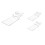 Clear Spacer Pad For Wall Fixtures Effortless-Two sets 2