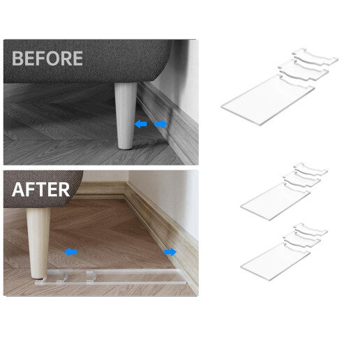 Clear Spacer Pad For Wall Fixtures Effortless-Two sets 2