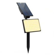 54LED Solar Lamp Solar Powered Outdoor Lighting Easy Install Waterproof Warm White