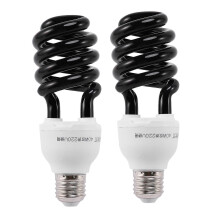 2x E27 40W UV ultrafialová zářivka Blacklight CFL žárovka 220V Tvar: Spirála Příkon: 40W 220V_M