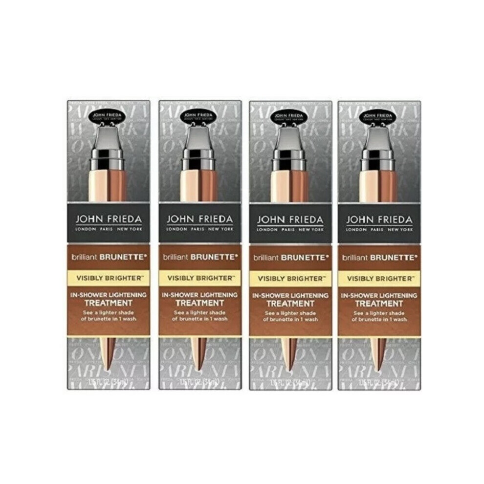 Not,Specified 4 X John Frieda Brilliant Brunette Visibly Brighter Lightening Treatment