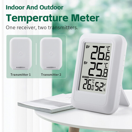 Kabelloses Innen-/Außenthermometer mit Doppelsensor 2