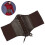 Korset met vetersluiting en elastische tailleband, bruin_M 1