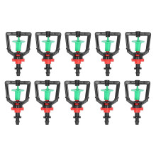 Set van 10 kassproeikoppen, G-type 360 draaibare micro-irrigatiesproeier voor waterbesparende nevel._M
