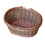 Oval Wicker Swing Handle Shopping Basket 1