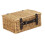 (Grey) 36cm Buff Willow Wicker Picnic Basket 1