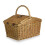 40cm Slope-Sided Light Steamed Wicker Picnic Basket 1