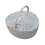 Provence Double Lidded Empty Picnic Basket 1