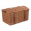 Light Steamed Domed Wicker Storage Basket 1