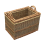 Set of 2 Buttermere Wicker Log Basket 1