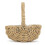 Small Seagrass Plastic Lined Shopping Basket 1