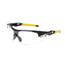 Padel Schutzbrille mit kratzfester, transparenter Linse und weitem Sichtfeld – Sportschutzbrille_M