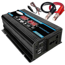 12V 220V Sinus-Wechselrichter 4000W Wechselrichter  Sinus-Transformator mit Steuerung &amp; Zwei AC-Steckdosen für Wohnmobil, LKW