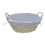 Mellow Buff Willow Cotton Lined Laundry Basket 1